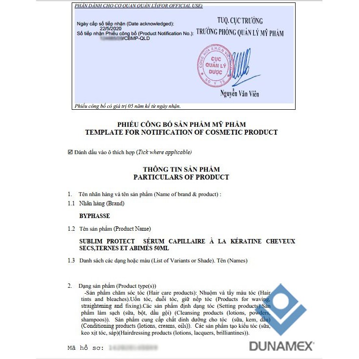 Serum Keratine Byphasse 50ml cho tóc khô, tóc xỉn màu và hư tổn