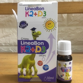 Vitamin K2+D3 LineaBon, TẶNG HẠT NÊM ĂN DẶM NHẬT CHO BÉ