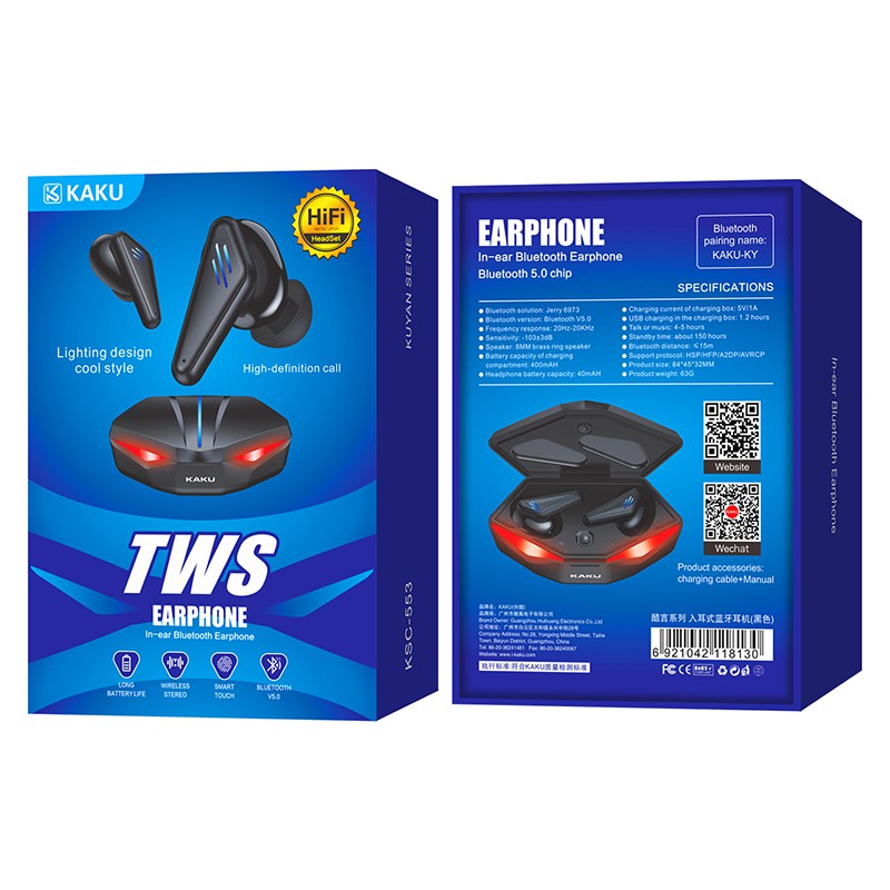 Tai nghe bluetooth ⭐FREE SHIP ⭐ chính hãng KAKU mã KSC - 553 | BigBuy360 - bigbuy360.vn