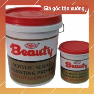 Sơn lót chống kiềm sơn chống nấm mốc Sơn Chậu Beauty màu trắng