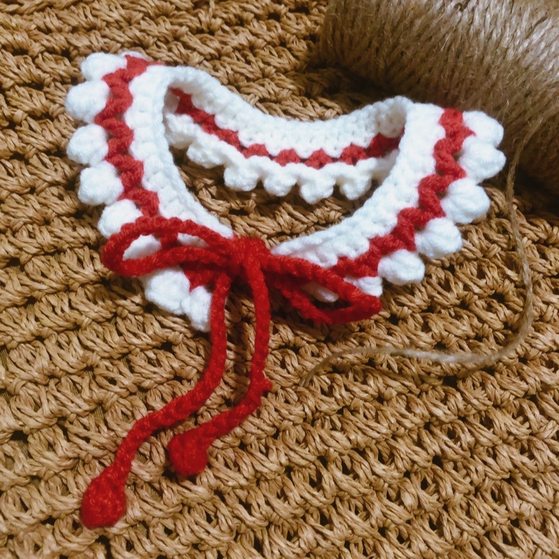 VÒNG CỔ HANDMADE LEN CHO MÈO