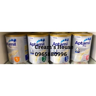 Aptamil Úc Pro số 1/2/3/4 900g