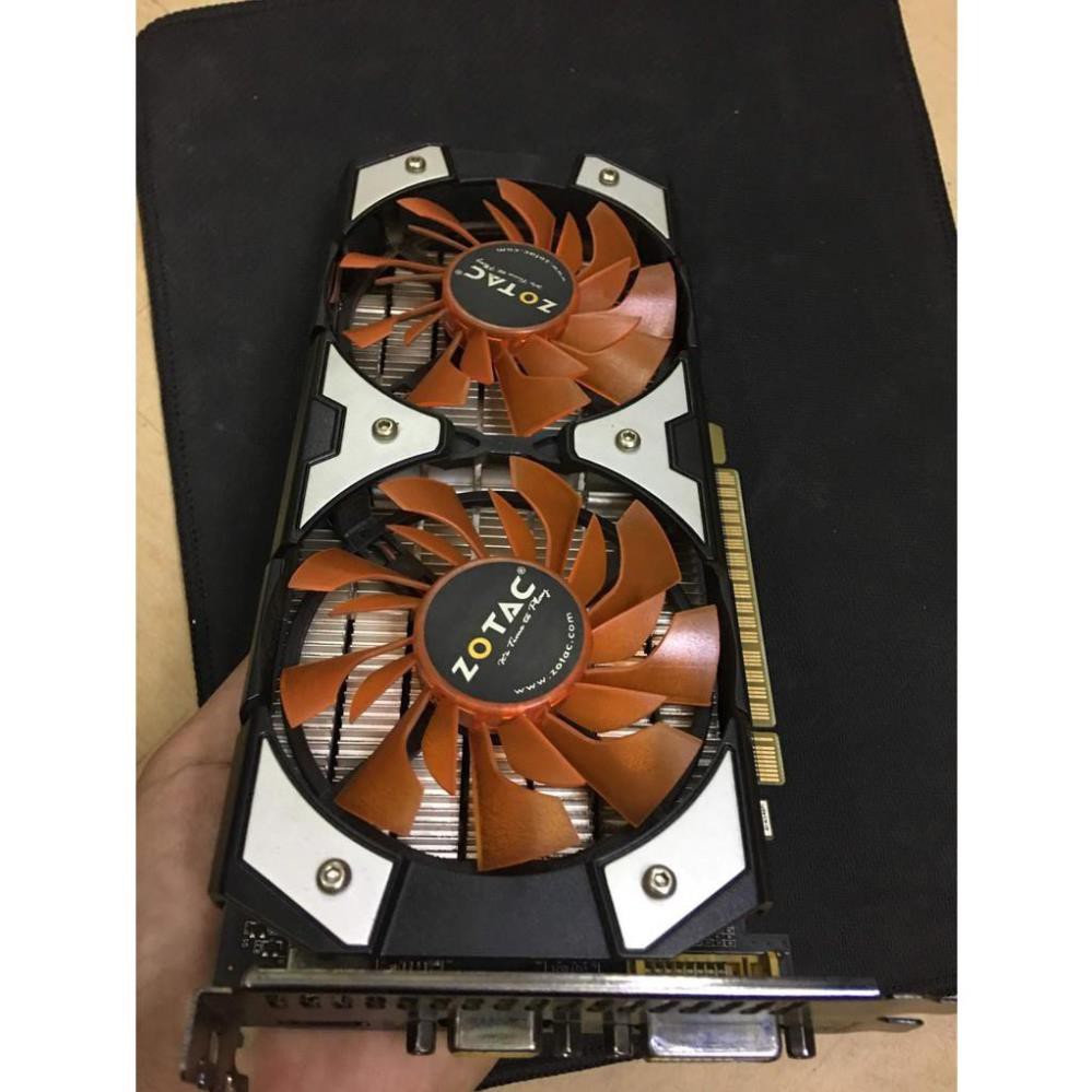 Vga Zotac GTX750Ti 2GB DDR5 Dualfan Hàng chuyên game . PUBG Thoải mái.