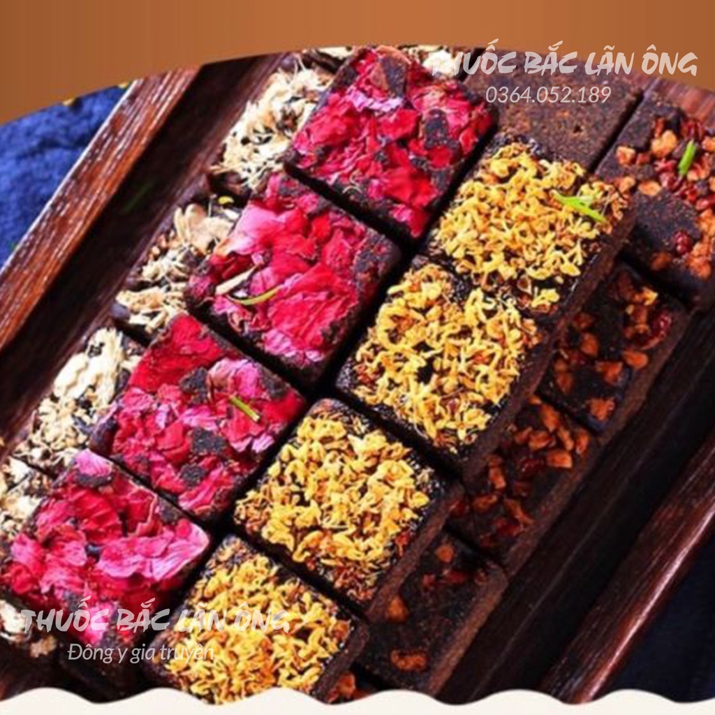 Trà hoa cúc đường phèn (Mix vị cúc vàng, cúc trắng kỳ tử, quế hoa)