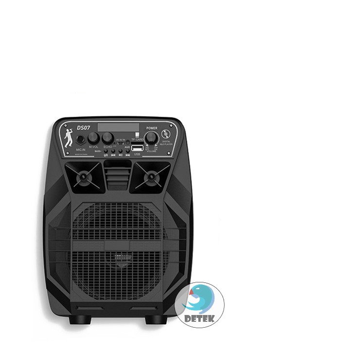 Loa Bluetooth Karaoke HOCO DS07 tặng kèm 1 micro có dây