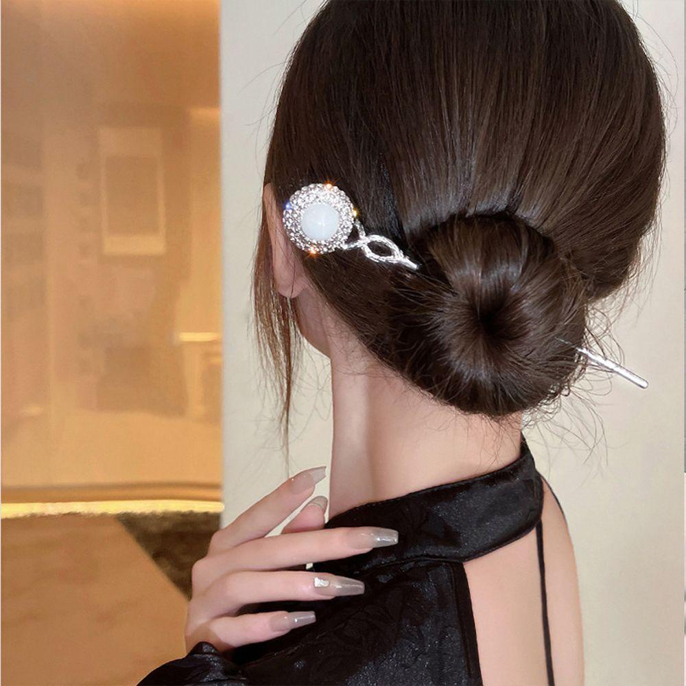 ANEMONE Trâm Cài Tóc Đính Hạt Phong Cách Trung Hoa Cổ Điển Cho Nữ