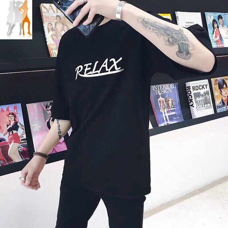 [Cotton tốt, Có full video] Áo thun nam form rộng tay lỡ - Trùm Chuyên Sỉ Thời Trang - ms 203161053 | BigBuy360 - bigbuy360.vn