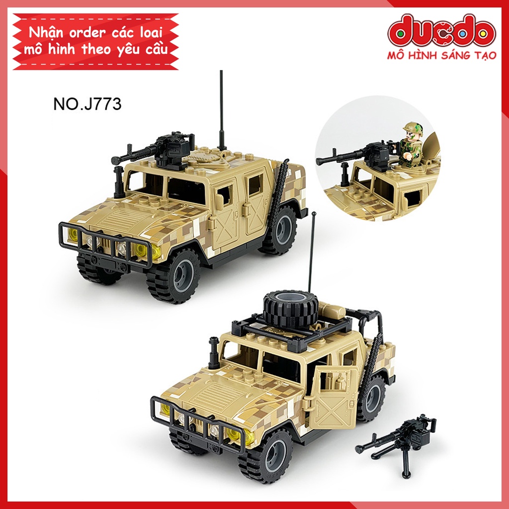 TBS J773 Lắp ghép siêu xe sa mạc Desert Hummer - Đồ chơi Xếp hình Mô hình