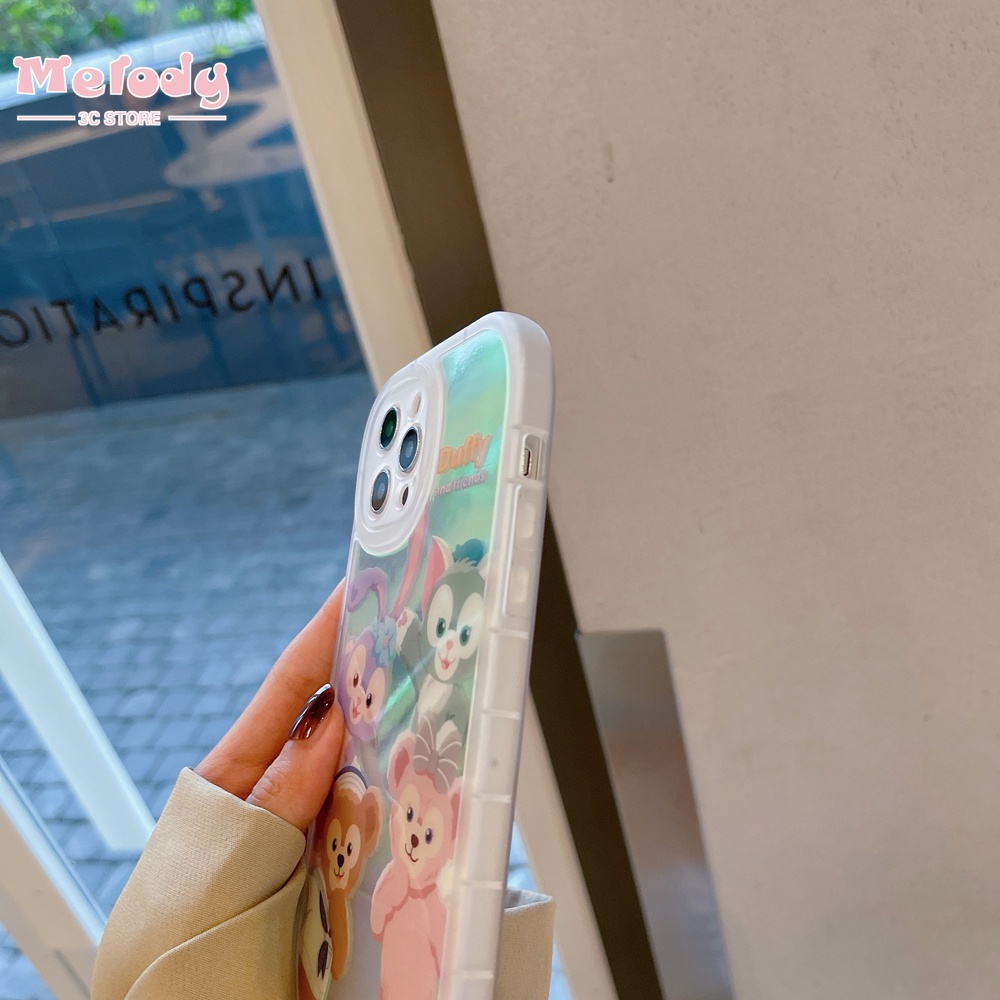 Ốp Điện Thoại Mặt Lưng Cứng Màu Laser Bóng Góc Bo Tròn Bảo Vệ Cho iPhone 12promax/11pro/Xr/X | BigBuy360 - bigbuy360.vn