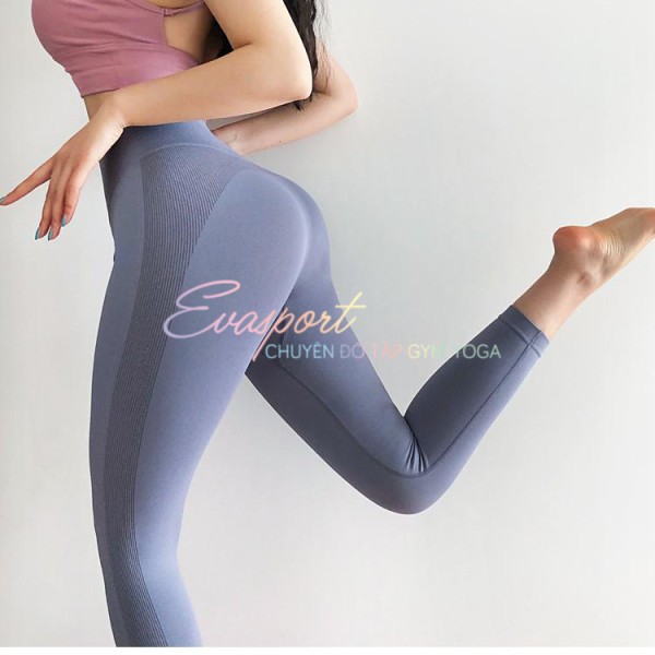 Quần lửng cap cao tập gym, yoga, aerobic nữ MISSHINE dệt kim co giãn tốt nâng mông