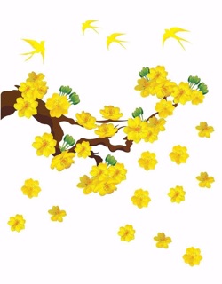 Combo 4 mẫu decal trang trí kính
