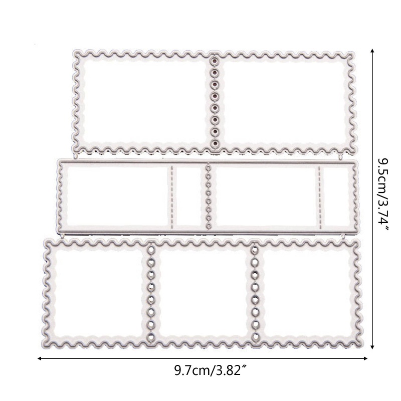 Khuôn Cắt Dập Nổi Viền Kim Loại Dùng Trang Trí DIY