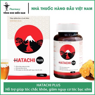 HATACHI Plus - Giúp giảm nguy cơ bạc tóc sớm – Hộp 1 lọ 100g – Tổng Kho MiềnNam