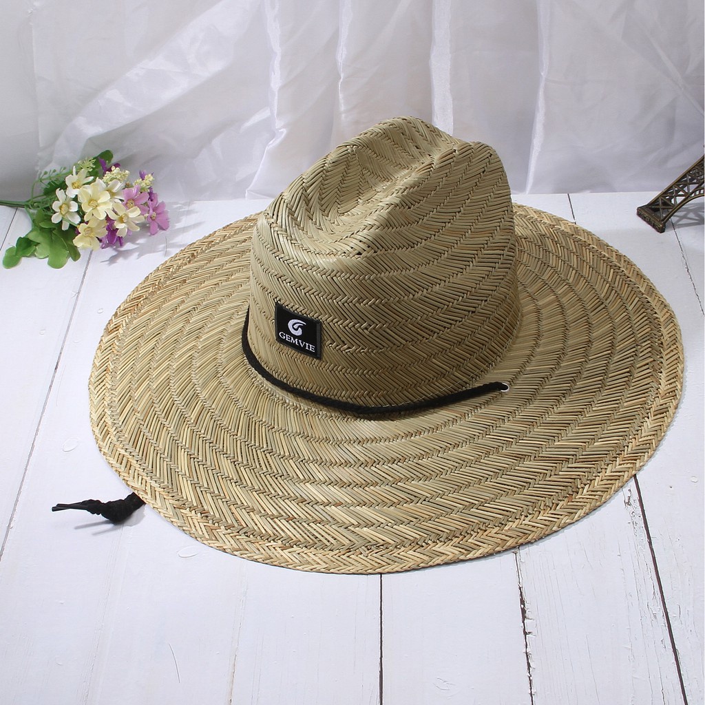 Mũ vành chống nắng đan cói thời trang cho nam và nữ