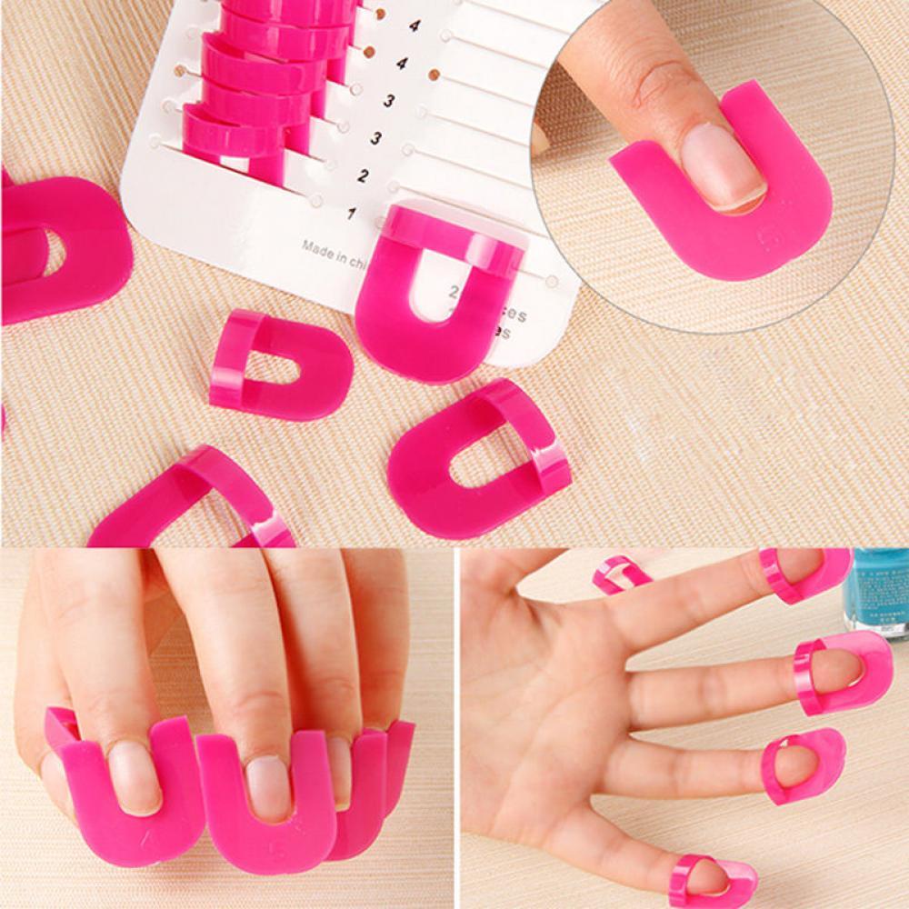 [Hàng mới về] Set 26 dụng cụ sơn móng bảo vệ ngón tay tiện lợi