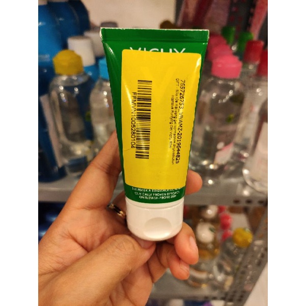 Sữa Rửa Mặt Vichy Dạng Gel Làm Sạch Sâu Da Dầu Mụn 50ml