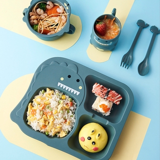 Set 4 / 6 Khay Đựng Thức Ăn Đáng Yêu Dành Cho Bé