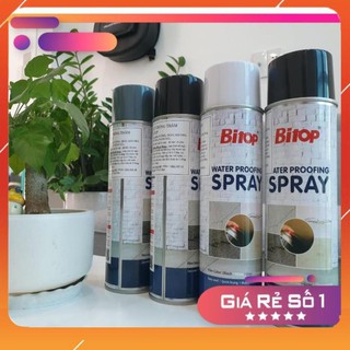Bình xịt chống thấm, chống dột mùa mưa, chống thấm tường. Chai xịt chống thấm Bitop Màu Đen (MSP CCDC4559)