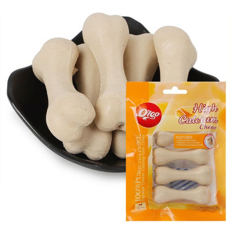 Xương Gặm Orgo Cho Cún, Xương gặm Cho Chó 100g Sạch Răng, Thơm Miệng, Bổ Sung Canxi
