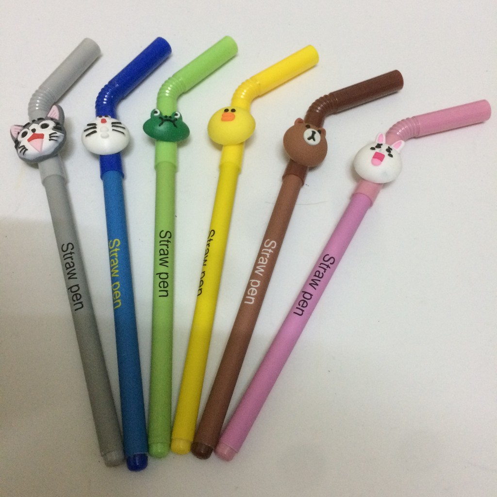 Bút nước hình ống hút