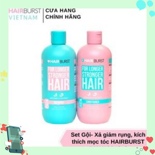 Bộ Dầu Gội Xả HairBurst For Longer Stronger Hair Shampoo
