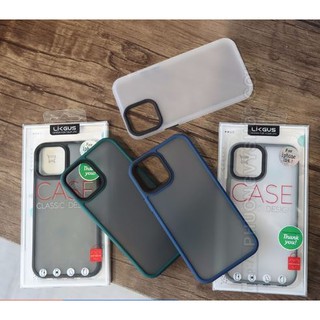 Ốp lưng nhám Viền màu iPhone 12/ 12 Pro/ 12 Pro Max Chính hãng Likgus