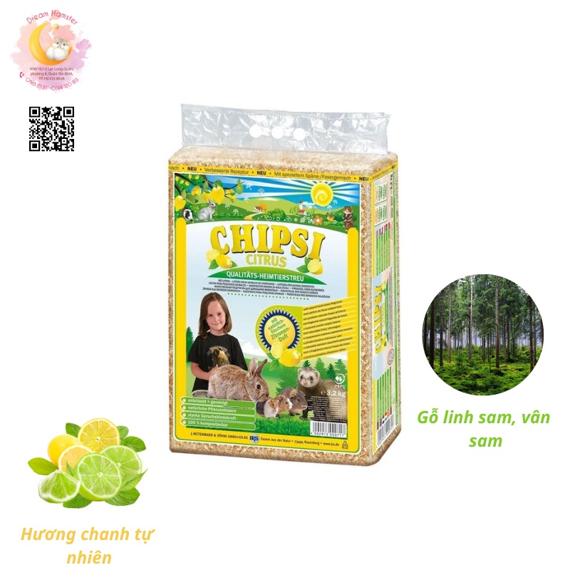 Mùn cưa lót chuồng Chipsi - 3.2kg