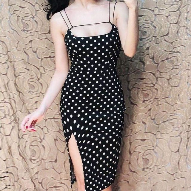 đầm body cúp ngực đan dây sexy