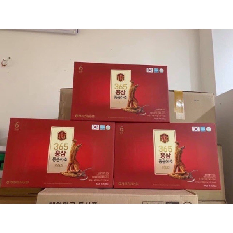 Cao Hồng Sâm Đông Trùng Hạ Thảo 365 HÀN QUỐC, Hộp 4Lọ x 240gr | BigBuy360 - bigbuy360.vn