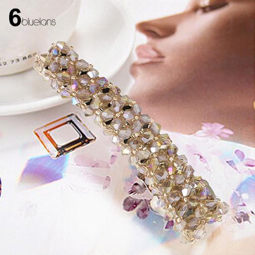 Kẹp tóc đính đá lấp lánh thời trang cho nữ