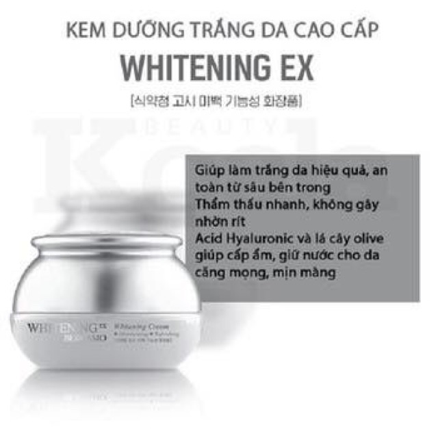 Kem Dưỡng Trắng Da Bergamo Whitening EX Whitening Cream