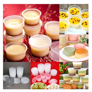 Combo 25 khuôn làm bánh flan, bánh pudding, rau câu cỡ lớn, loại dày cao cấp