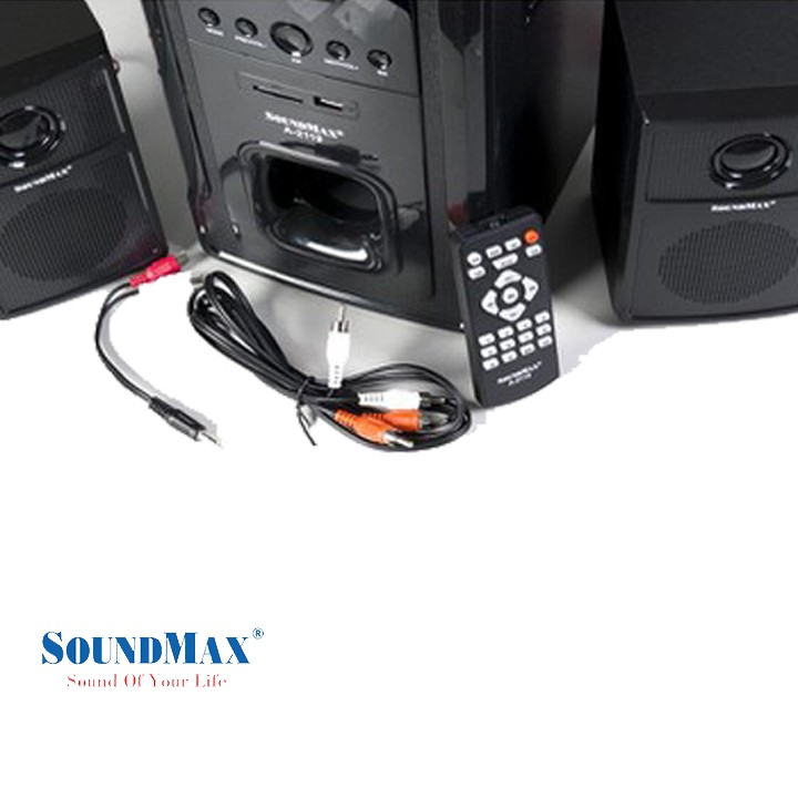 Loa Vi Tính 2.1 SOUNDMAX A2119-Hàng Chính Hãng