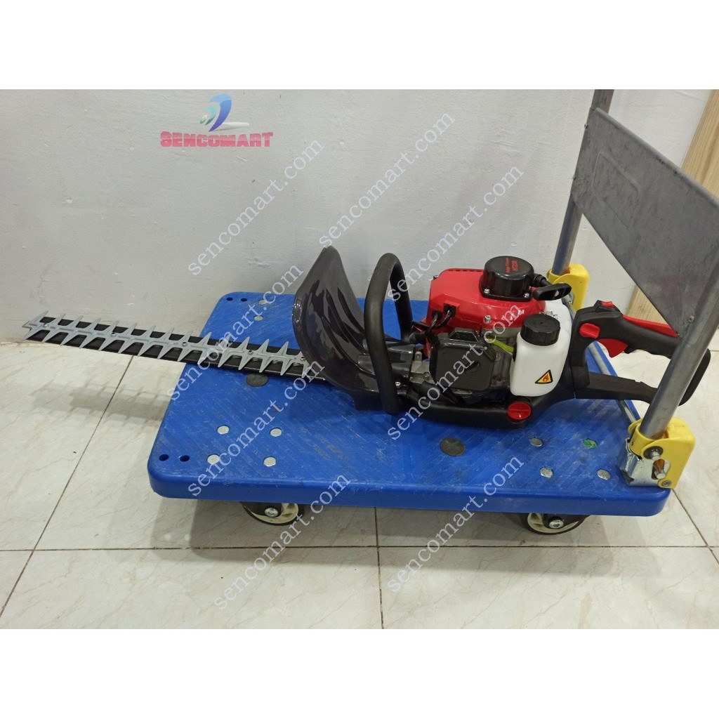 Máy tỉa hàng rào cây kiểng, bonsai tạo dáng cây cảnh chạy xăng lưỡi đôi siêu khỏe