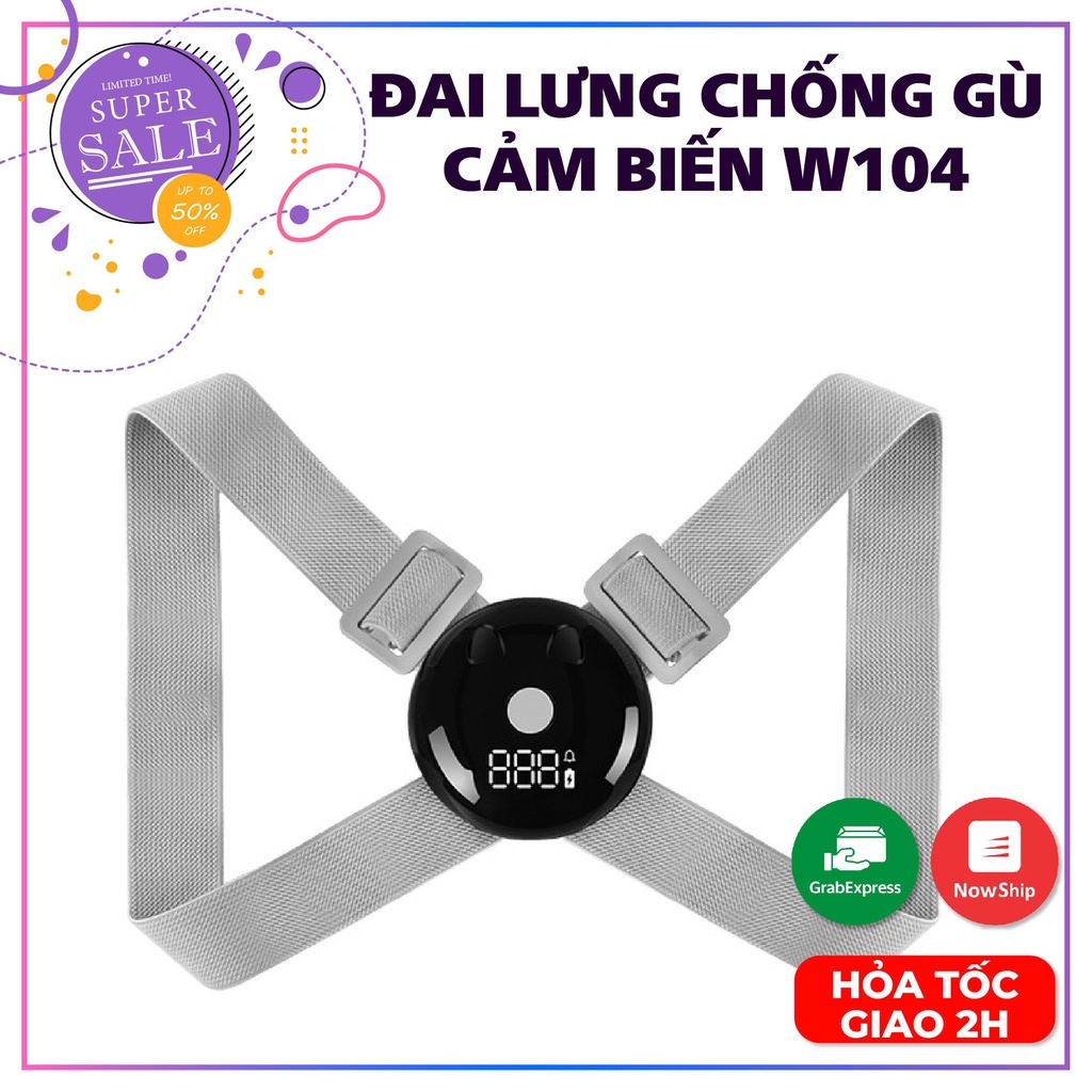 Đai Chống Gù Lưng Điện Tử Thông Minh Cảm Biến Rung Tự Động cho người lớn và trẻ nhỏ