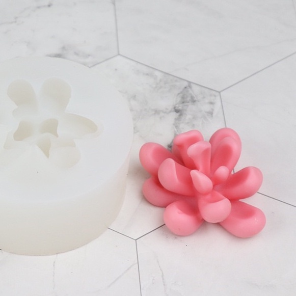Khuôn Silicone Xương Rồng Sen Đá 4.5Cm