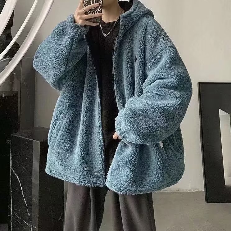 Áo Khoác Có Mũ Trùm Đầu Phong Cách Thời Trang Hàn Quốc Cho Cặp Đôi