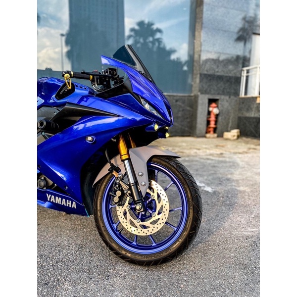 Ốp Bình Xăng Độ R15v3 kiểu R1M. to hơn, góc cạnh hơn, tháo lắp như zin ko độ chế