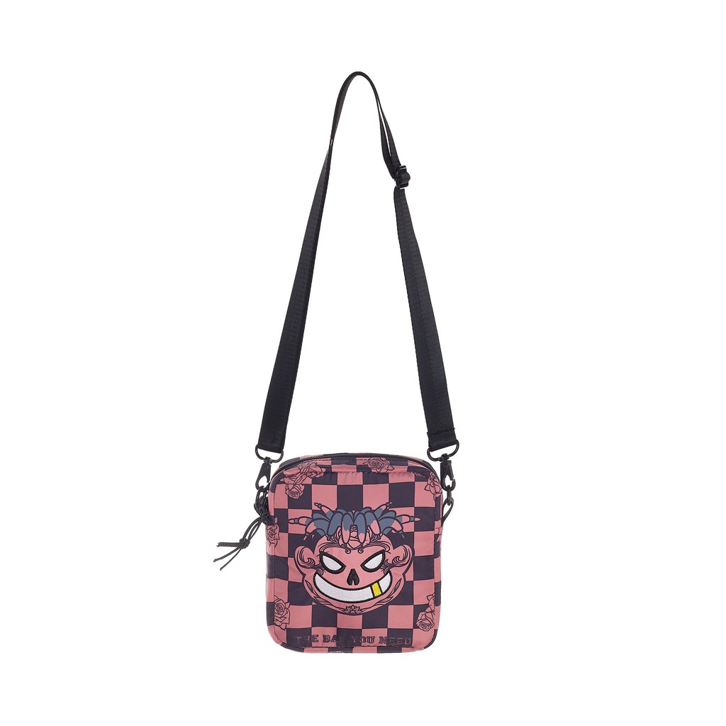 TSUN Mascot Shoulder Bag - Black/Pink - unisex