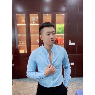 sơ mi đũi cổ tàu cao cấp