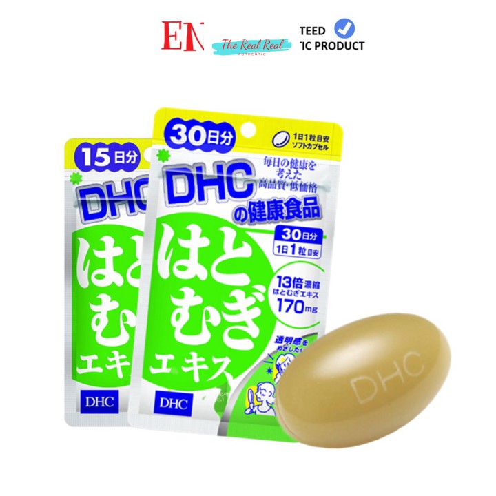 [Mã giảm giá mỹ phẩm chính hãng] DHC Viên uống sáng da Adlay Extract Soft Capsule