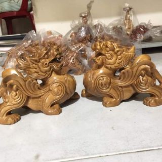Tỳ hưu mỹ nghệ - gỗ bach xanh thơm