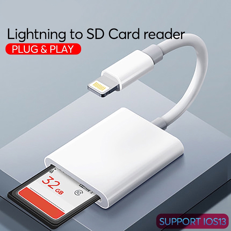 Đầu Đọc Thẻ Nhớ Sd Sang Lightning Cho Iphone Ipod