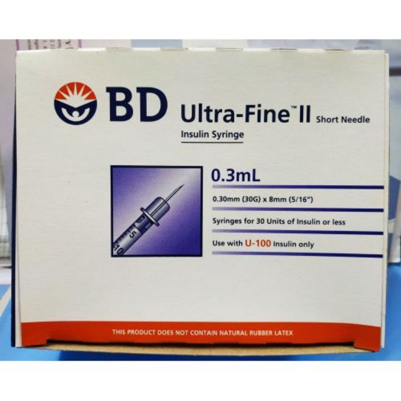Bơm Tiêm Tiểu Đường BD Ultra Fine II 0,3ml