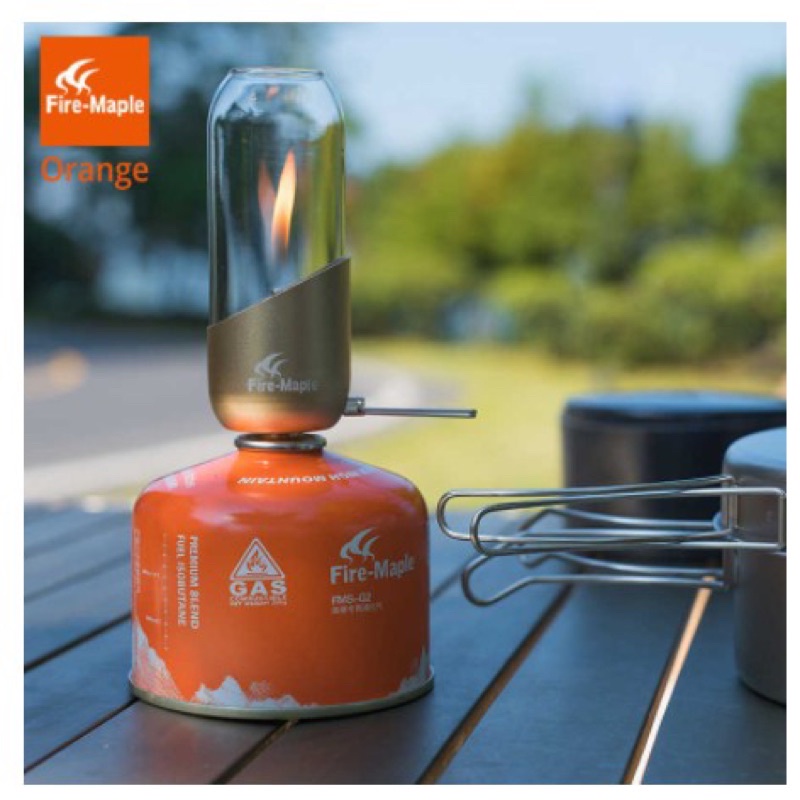 ĐÈN GAS DÃ NGOẠI FIRE MAPLE ORANGE GAS LANTERN