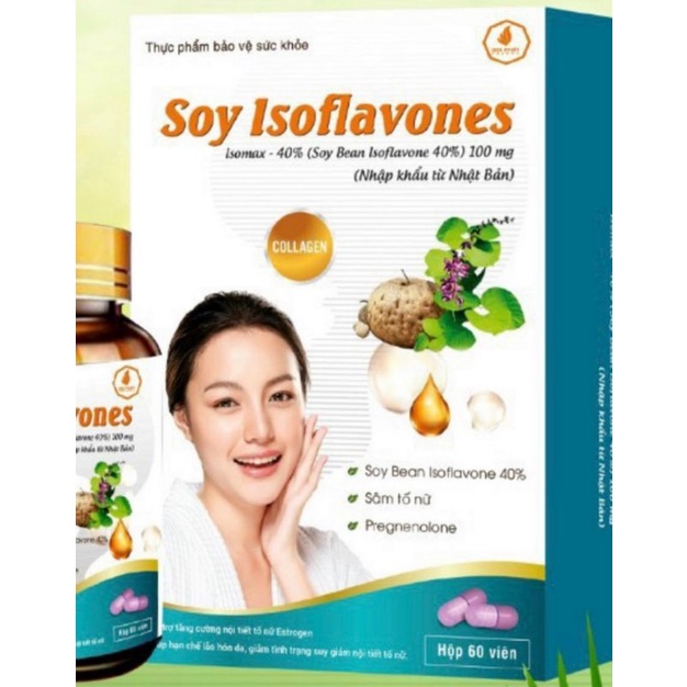 SOY ISOFLAVONES - CẢI THIỆN SINH LÝ, SẮC VÓC CHO PHỤ NỮ