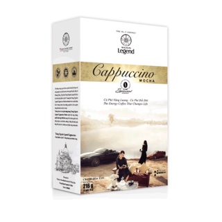 Trung Nguyên Legend Cappuccino Mocha 12 sticks 18gr hoặc Trung Nguyên Legend Cappuccino Hazelnut 12 sticks 18gr