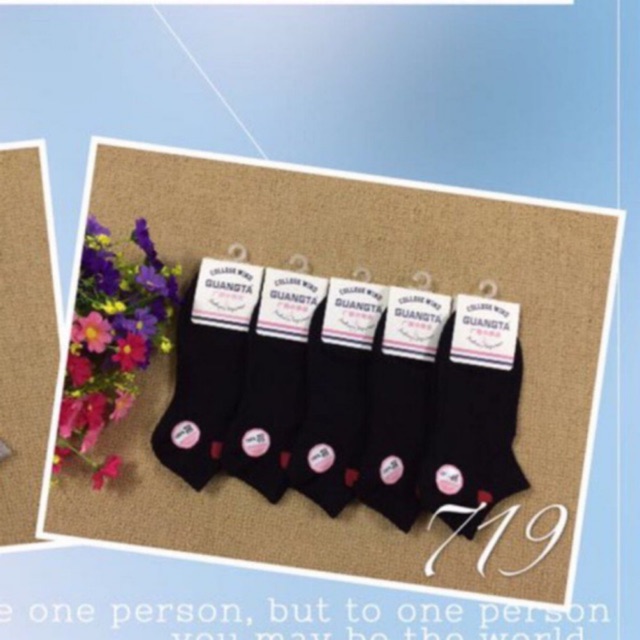 combo 10 đôi tất tim cao cấp