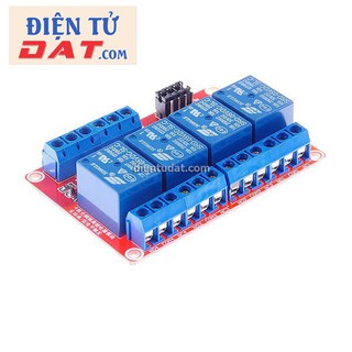 Module 4 relay 5V kích High/Low