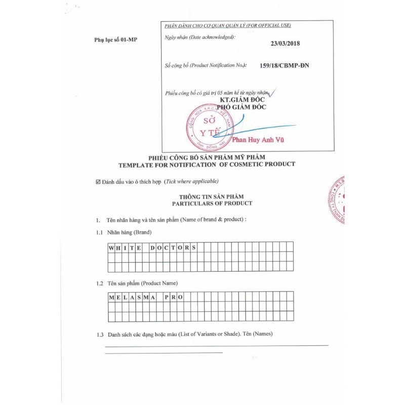 { chuẩn hàng 100%} kem white doctors MELASMA PRO xoá bay nám thể nặng ,nám lì trên da mặt và cơ thể hủ 40ml